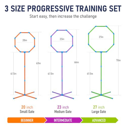 6-in-1 Drone Obstacle Course Kit with Ground Stakes