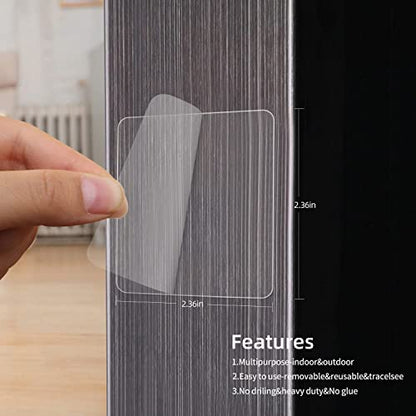 20PCS Large Double Sided Adhesive Pads for Mounting,2.36in - size: 20 Pieces - Square (2.4 inch x 2.4 inch)