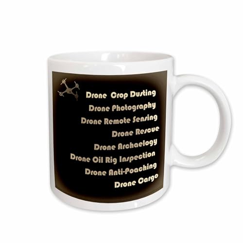 3dRose Antique Drone with DIY Accelerometer Gyroscope 11oz Mug