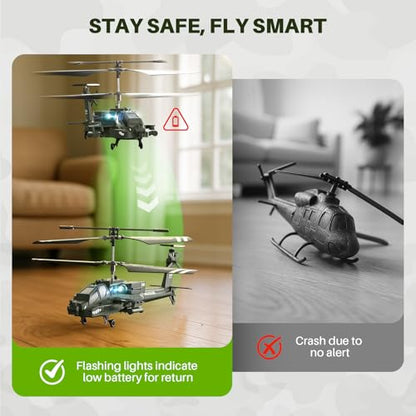 SYMA S51H RC Helicopter for Kids, Military Remote Control Helicopter