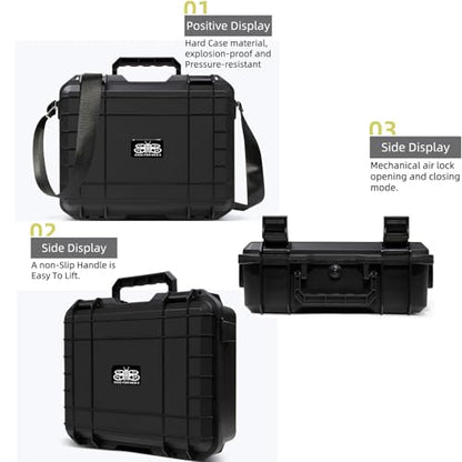 Neo 2 Hard Case, Waterproof Travel Carrying Case Storage Shoulder Bag for DJI Neo 2 Fly More Combo, RC-N3 Remote Controller and Accessories