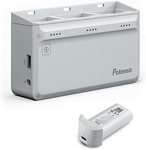 Potensic Atom SE Parallel Charging Hub, Smart Battery and Super Quick Charge Adapter Pack of 1 (Batteries in This Set is for Atom SE Only)