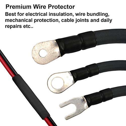 1.5 Inch Dia 3:1 Adhesive Heat Shrink Tubing, 4 ft, Black - size: 4FT (1.5", 1 Pack)
