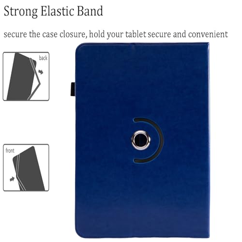 Universal 10 10.1 11 Inch Android Tablet Case Cover for 9.6-11 Inch Tablet - color: Dark Blue