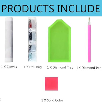 Tiger 5D Diamond Painting Kits for Adults Beginners,Arts Craft for Adults