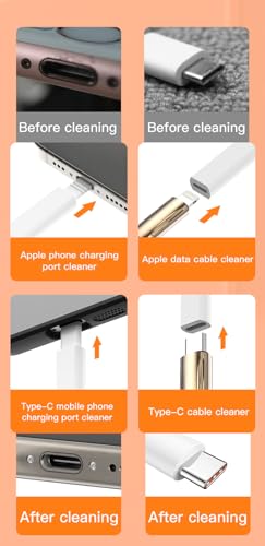 32-in-1 Electronics Cleaning Kit for Phone, Earbuds, Keyboard & Camera Lens - color: Black