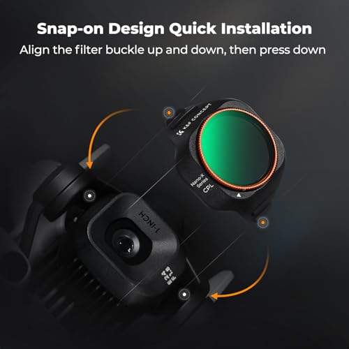 K&F CONCEPT Circular Polarizers CPL Filter Compatible with DJI Mini 5 Pro - style: CPL