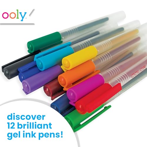 Ooly Color Luxe Gel Pens, Set of 12 - style: Color Luxe