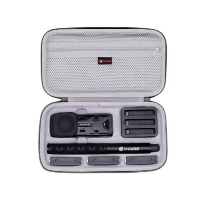 XANAD Hard Case for Insta360 X5 / X4 / X4 Air /X3 / X2 Action Camera,Grey - color: Grey