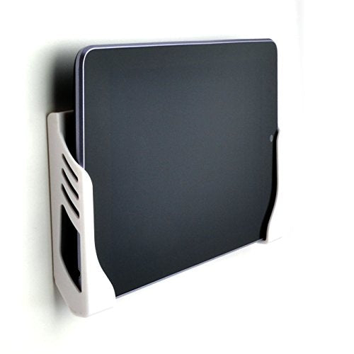 Dockem Koala Tablet Wall Mount - Screw-in Version: Universal Dock for iPads, iPad Air/Mini/Pro, Samsung Galaxy Tab/Notes, Android Tablets and More [White Brackets] - color: White
