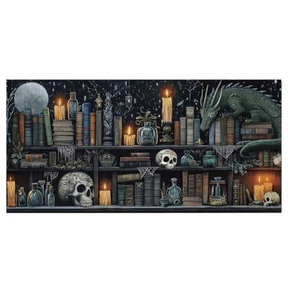 KUFWKEY Bookshelf Diamond Painting Kit,Dargon Diamond Art Kits for Adults - color: AM6021
