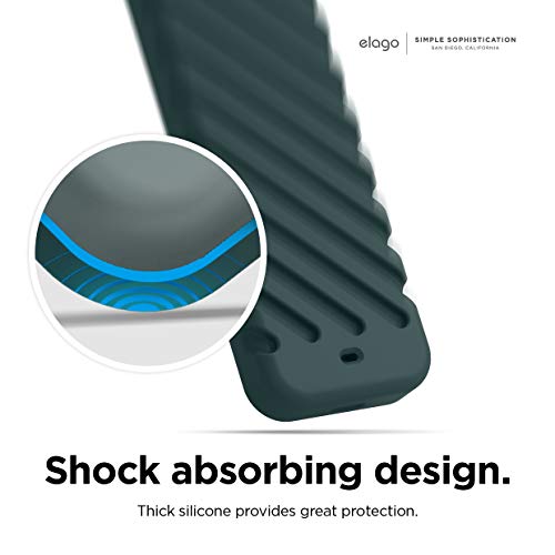 elago R3 Protective Case for Apple TV 4K Siri Remote 1st Generation - color: Midnight Green