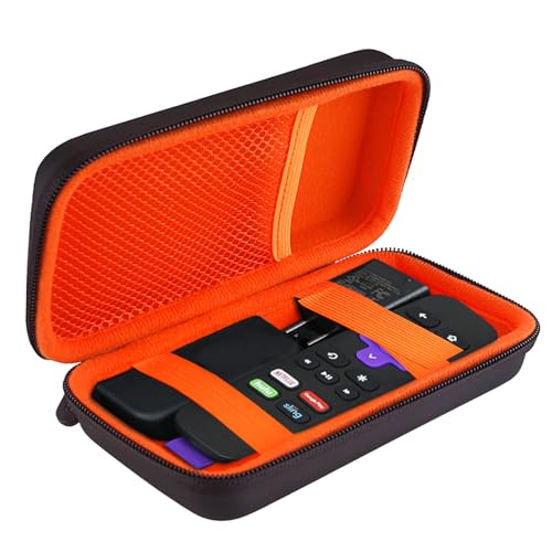 BOVKE Case for Roku Voice Remote/Roku Voice Remote Pro 2nd Ed, Black - color: Black