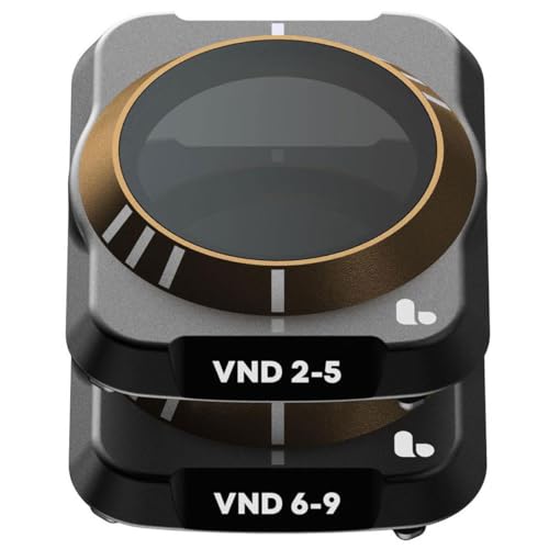 PolarPro - DJI Mavic Air 2 VND - Combo Filter Set 2-5 - Stops - 6-9 Stops - Drone Filters - Variable Natural Density - Cinema Series - Lightweight Aluminum Frame Design