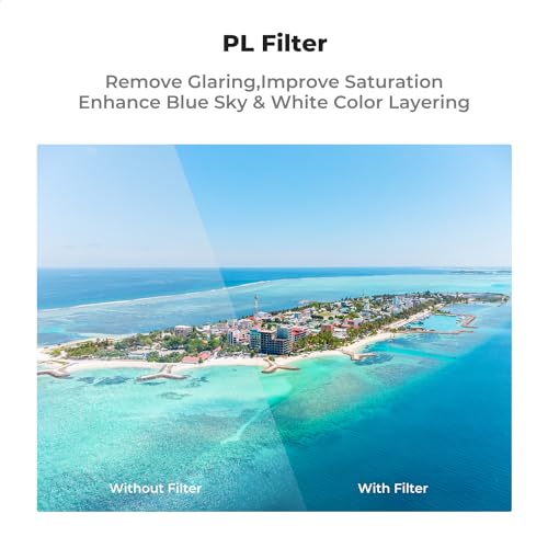 K&F CONCEPT PL ND Filters Kit Compatible with DJI Avata 2 - style: ND8+ND16+PL