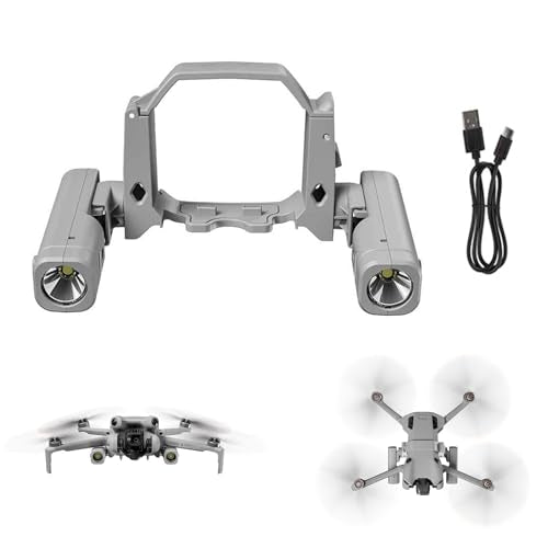 Mini 4 Pro Drone LED Night Flight Searchlight, Night Navigation Light Rechargeable Emergency Lamp Lights, Strobe Lights Headlight for DJI Mini 4 Pro Drone Accessories