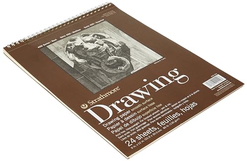 Strathmore (400-104 400 Series Drawing, Smooth Surface, 9x12, 24 Sheets - size: 9x12