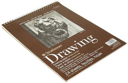 Strathmore (400-104 400 Series Drawing, Smooth Surface, 9x12, 24 Sheets - size: 9x12