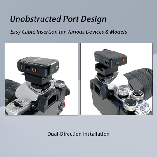 2pcs Cold Shoe Mount Adapter for DJI Rode Wireless Microphone Accessories