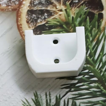 PIAOLGYI Remote Holder for Govee H5125,Remote Control Wall Mount Light Strip Remote Storage Box Organizer Compatible with Govee 6-Button Remote (White)
