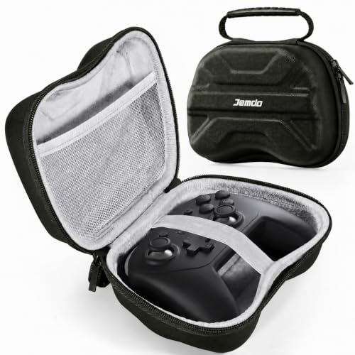 JEMDO Hard EVA Travel Controller Carrying Case for PS5/Xbox, Military Green - color: Military Green