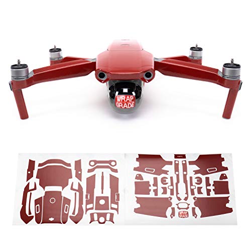 Wrapgrade Main Unit Skin Compatible with DJI Mavic Air 2 (Japan RED) - color: JAPAN RED