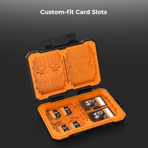 K&F CONCEPT 29 Slot Memory Card Case, Carrying Case for SD, CF, CFexpress - size: For 4 SD+4 CF+12 Micro SD(TF)+5 SIM