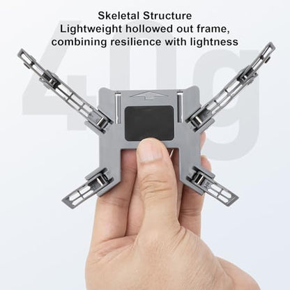 Yunseity Landing Gear for Mini 5 Pro Drone, ABS PC Height Extension Leg Stand Protector with Propeller Holder, Drone Accessories
