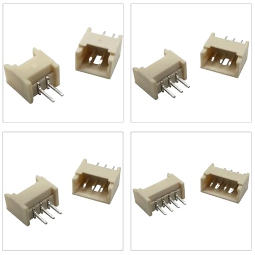 Compatible with Molex 1.25mm Pitch PicoBlade PCB Header Vertical Through Hole 2 3 4 5 6 7 8 9 10 12 Circuits (TC-MX-1.25mm-DIP-VER) - size: Through Hole-Vertical