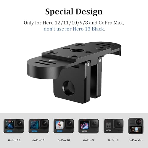 HSU Replacement Folding Fingers for GoPro Hero 12/11/10/9/8 Black/GoPro Max