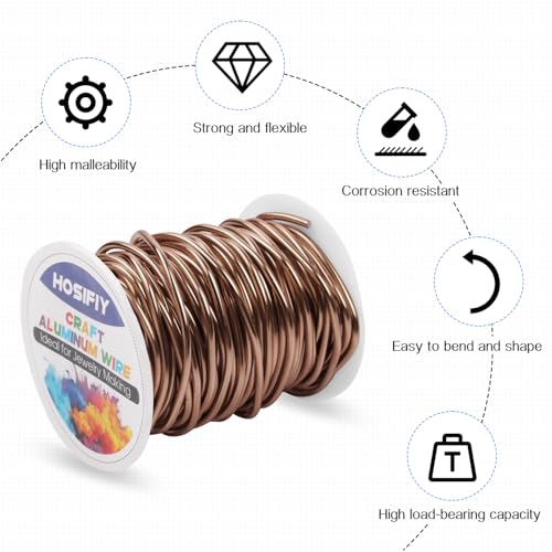 10 Gauge Aluminum Craft Wire for Jewelry Making-Bronze 65 feet - color: Bronze, size: 10Gauge 65FT