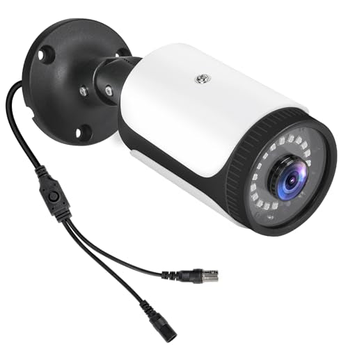 HD 180 Degree Wide Angle View 2.0MP 1080p Security Camera 4-in-1 CCTV Bullet Wired Cam BNC, AHD/TVI/CVI/CVBS, Analog Coax Coaxial Surveillance Video Add–On Camera for Indoor/Outdoor Use - style: 1080P Analog 180 Degree