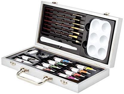 Beginner Watercolor Painting Wood Box Set - color: Watercolor (22 Piece)
