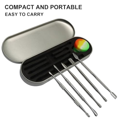 Jiozermi 6 Pack Wax Carving Tools Set, Stainless Steel - color: Silver, size: 1 Set