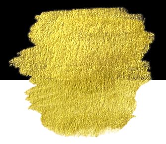 Finetec Pearlescent Watercolor Pan Refill, Metallic Crystal Gold (F1223)