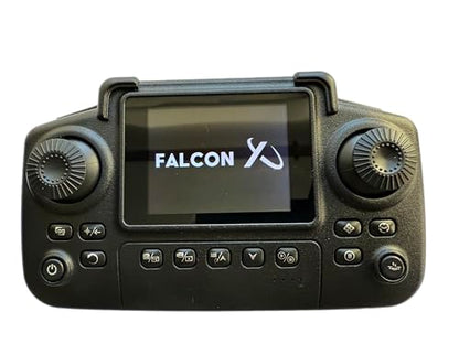 Falcon X 4K Camera Drone with Built-In Screen Remote Controller, WiFi FPV Foldable Quadcopter with 3 Batteries & Carrying Case – Beginner-Friendly Drone for Adults