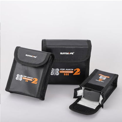 Lipo Battery Bag for DJI Avata 2 Battery Storage - For 1 Batteries - size: For 1 Battery