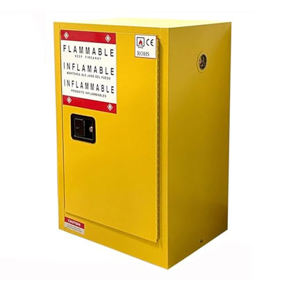 Flammable Safety Storage 23" x 18" x 35.3" Industry Hazardous Cabinet - size: 23"*18"*35.3"