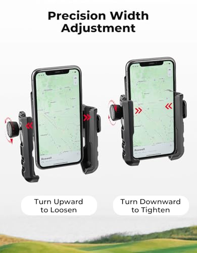 KEMIMOTO Magnetic Golf Cart Phone Holder, Tractor Phone Mount