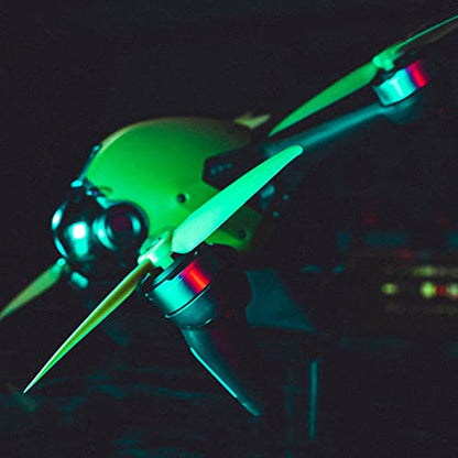 DJI FPV Drone 5328 Propellers 3-Blades Props Low Noise Quick-Release Upgrade Replacement Accessories (8pcs - 4CW 4CCW, Green) - color: Green