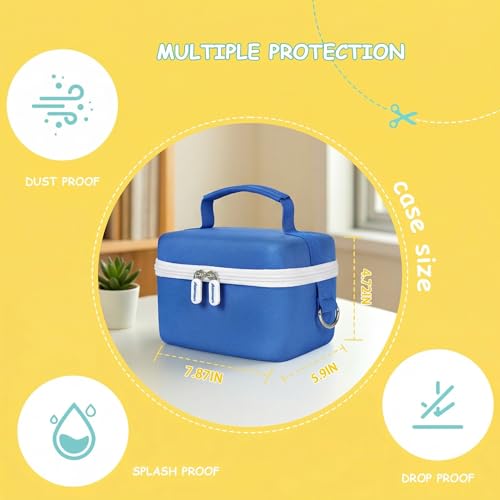 Againmore Case Compatible with Nex Playground Active Play System, Video Game Console Storage Holder Bag with Custom Slots for Device, HDMI Power Cord, Remote Control and Accessories-Blue(Box Only) - style: Blue Case