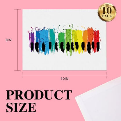 ESRICH 10 Pack 8x10 Primed Canvas Boards for Painting, Ideal for Starter - size: 8x10in-10pack