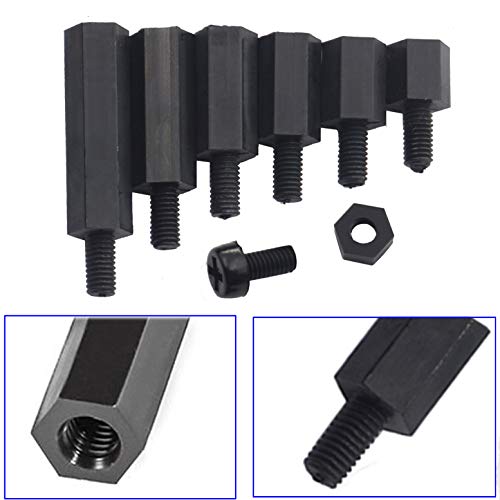 ShareGoo M3 Nylon Standoffs Hex Spacers Screws Bolts Screws Nuts Assorted kit for RC FPV Drone Quadcopter Frame Audunio PCB Board