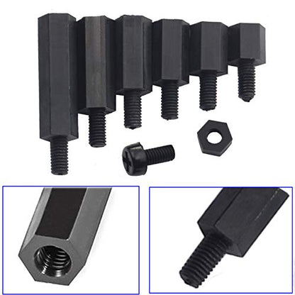 ShareGoo M3 Nylon Standoffs Hex Spacers Screws Bolts Screws Nuts Assorted kit for RC FPV Drone Quadcopter Frame Audunio PCB Board