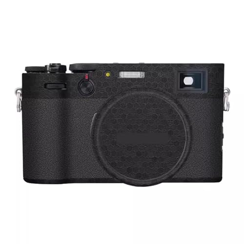 Anti-Scratch Camera Cover Skin Sticker for Fujifilm X100V Protector Vinyl Film Skin Protective Decoration(Honeycomb Black) - color: Honeycomb Black