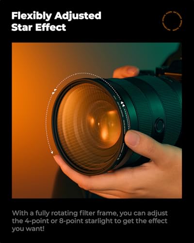 K&F CONCEPT 55mm Variable Star Starburst Filter 4 8 Points - size: 55mm