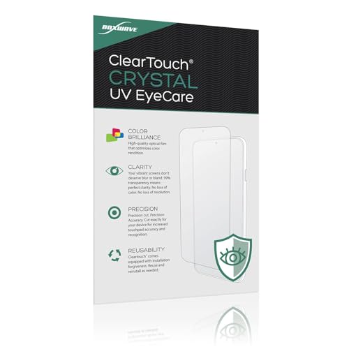 BoxWave Screen Protector Compatible with Osaki AI 3D Envy Controller Display - ClearTouch Crystal Anti-UV EyeCare (2-Pack), Filters Out Harmful Blue Light Reduce Fatigue