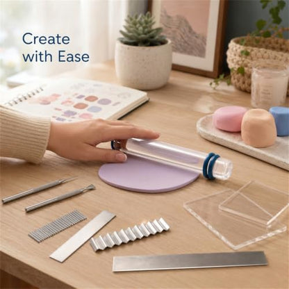 Diyoohomy 20 Pcs Polymer Clay Tools Set, Pottery Earring Jewelry Making - color: 20p