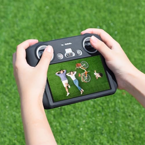 for DJI Mini 3 Pro/DJI RC with Screen Silicone Protective Case(Black) - color: Black