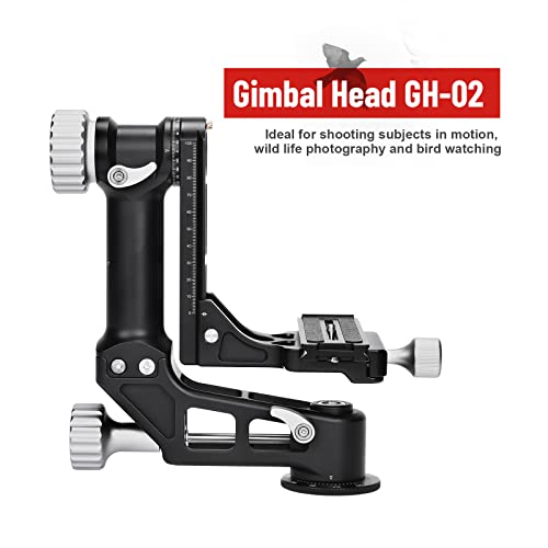 SUNWAYFOTO GH-02 Gimbal Head Aluminum Load 66 lbs(30 Kgs